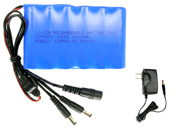 12V PK4.5A : 12V 4.5 amp Li-Ion Rechargeable
