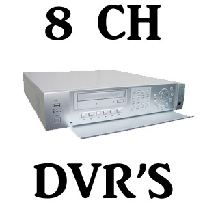 8 CH Digital Video Recorders (DVR)