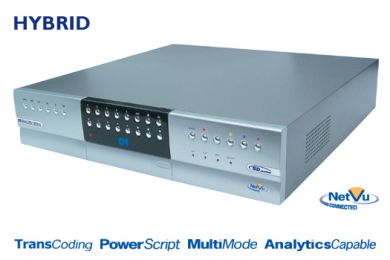 DM/SDAV16X30/A: Dedicated micros 16 Channel Hybrid DVR, 480pps, The SD Advanced Digital Video Recorder