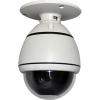 High Speed PTZ Dome Camera,  Color CCD, 480 TV Lines