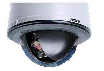 SD435-PG-E1: Pelco SD435PGE1 Spectra IV Pendant Mount Day/Night Outdoor PTZ Camera with 35X Zoom Lens, Clear Dome