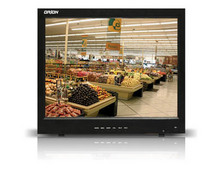15\" LCD Security Monitor, 1024X768 XGA Resolution
