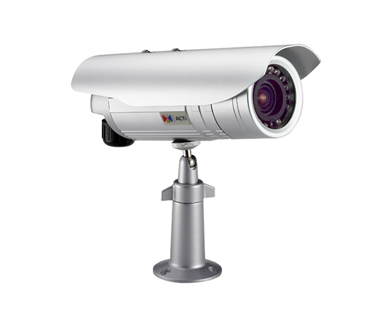 ACM-1431: Entry-level M-JPEG/MPEG-4 NTSC Outdoor IR Day and Night IP Bullet Camera