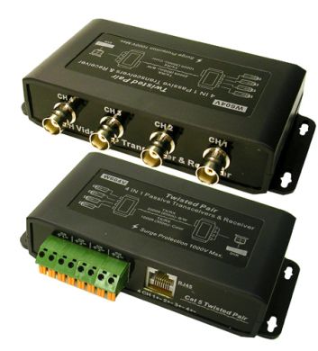 W604V: 4CH Video UTP Transceiver