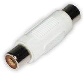 Pack of 10 RCA-RCA-F adapters