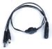 DC Splitter 1 Female(Jack) to 2 Male (Plugs)