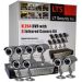 Complete 8CH Remote View Mobile View Security Camera Package
