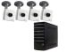 SMP-4C: Megapixel NVR Complete 4ch IP camera System
