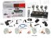 4 CH DVR Security Camera System with 30 days record time and monitor